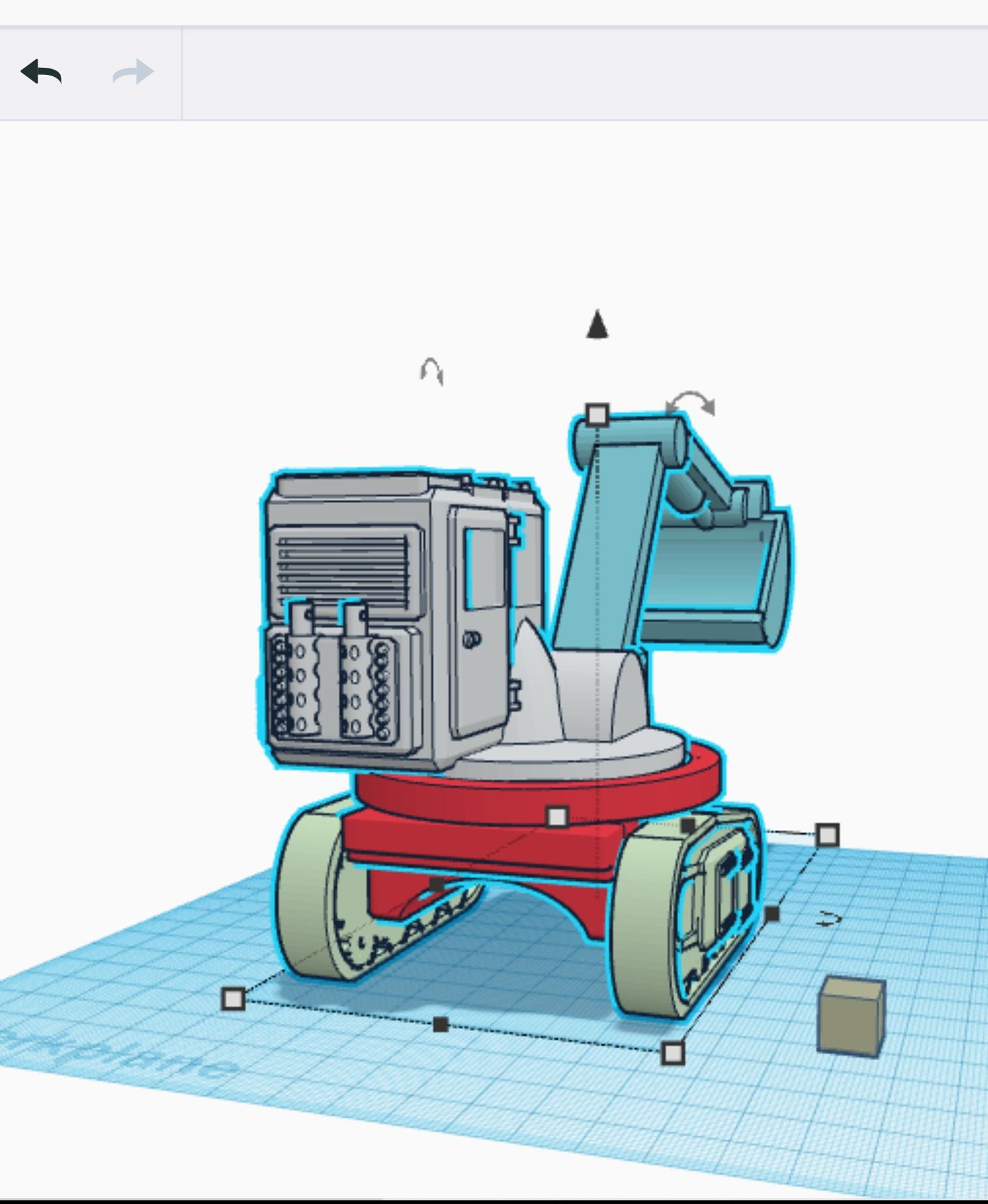 FHW: THE small Digger 3d model