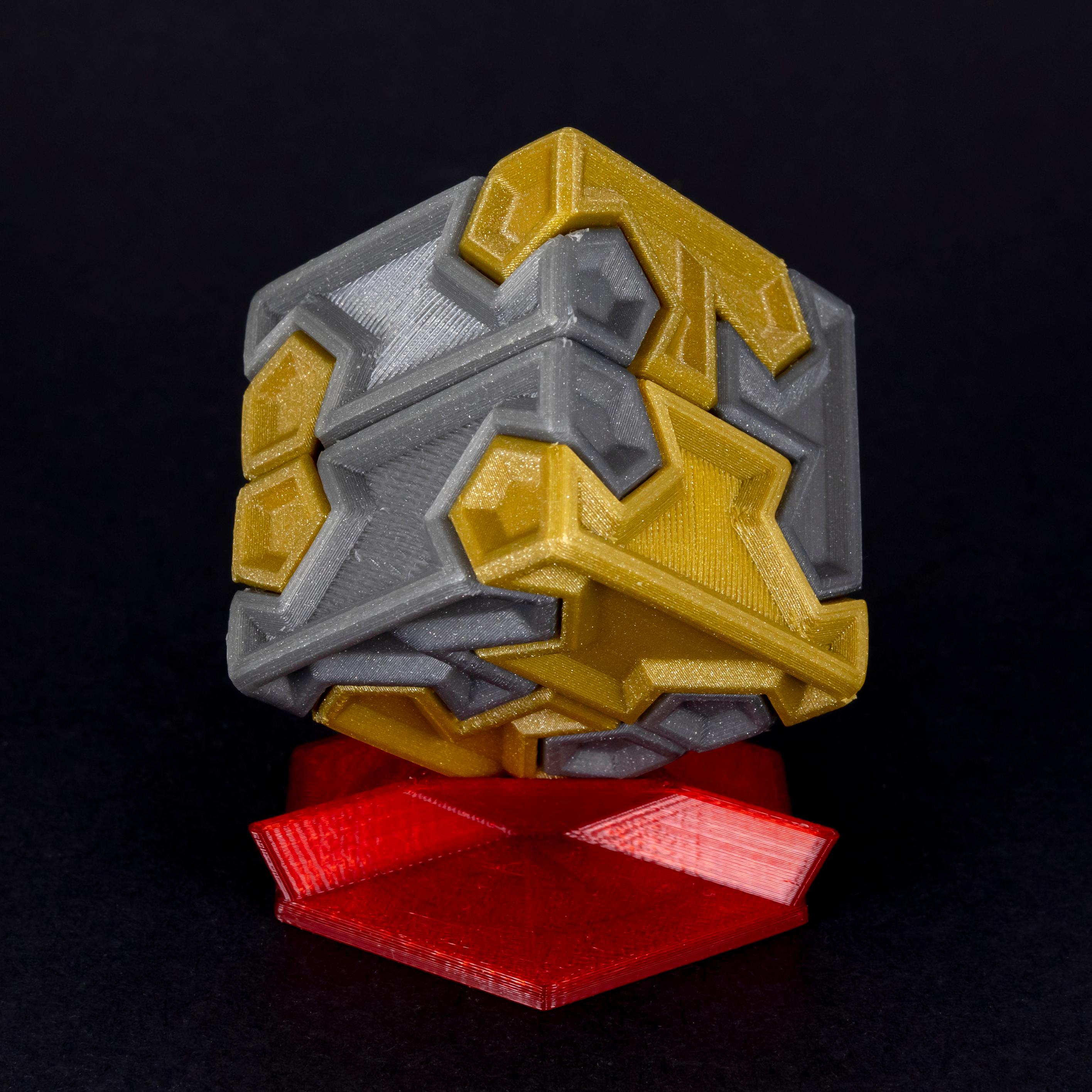 Tsugite Cube 2x2 Puzzle // Hypercube 3d model