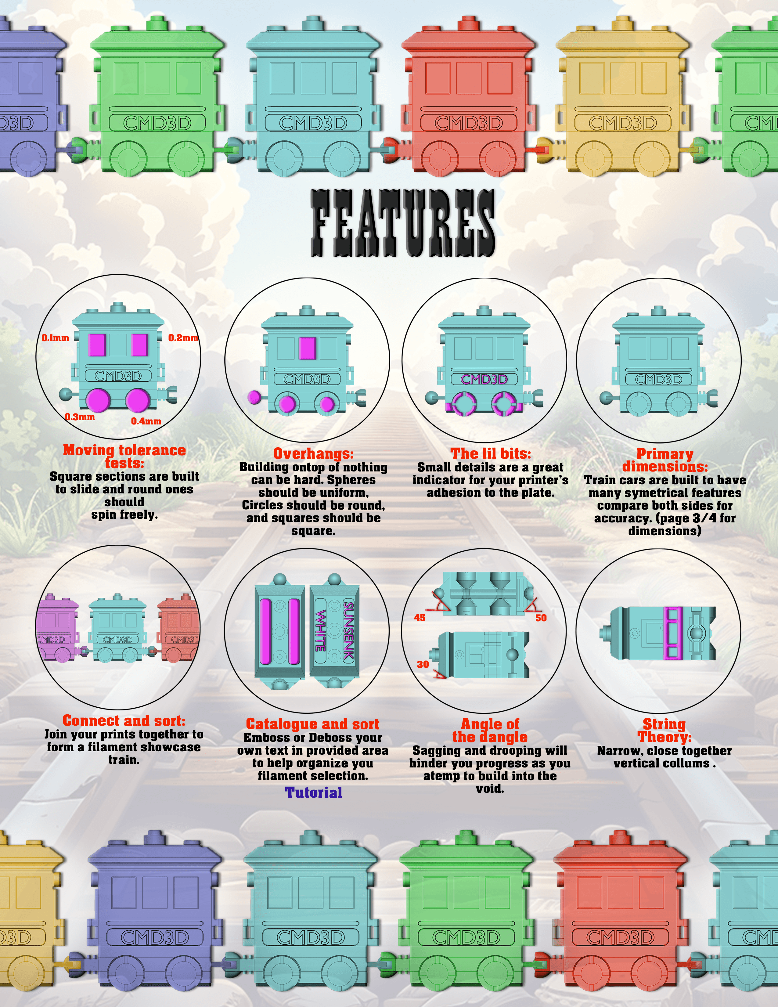 Benchoo Choo -- a Benchmarking tool 3d model