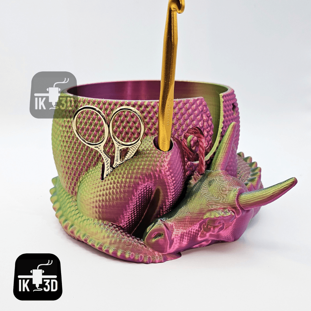 Dragon Yarn Bowl / 3MF Included 3d model