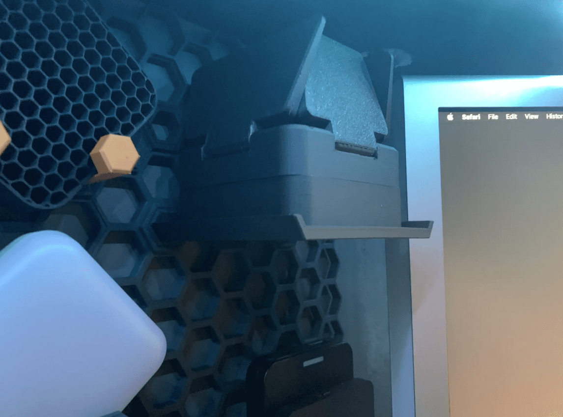 Hex Shelf - Honeycomb Wall Shelf 3d model