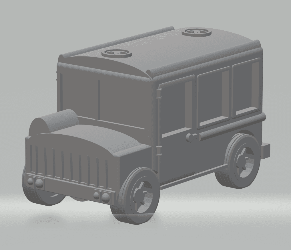 FHW: Troop jeep (BoD) 3d model