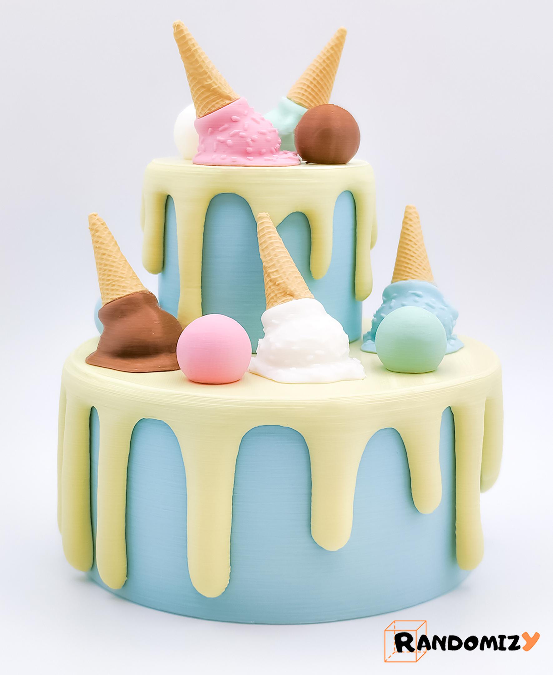 Decorative (Box) Cake 3d model