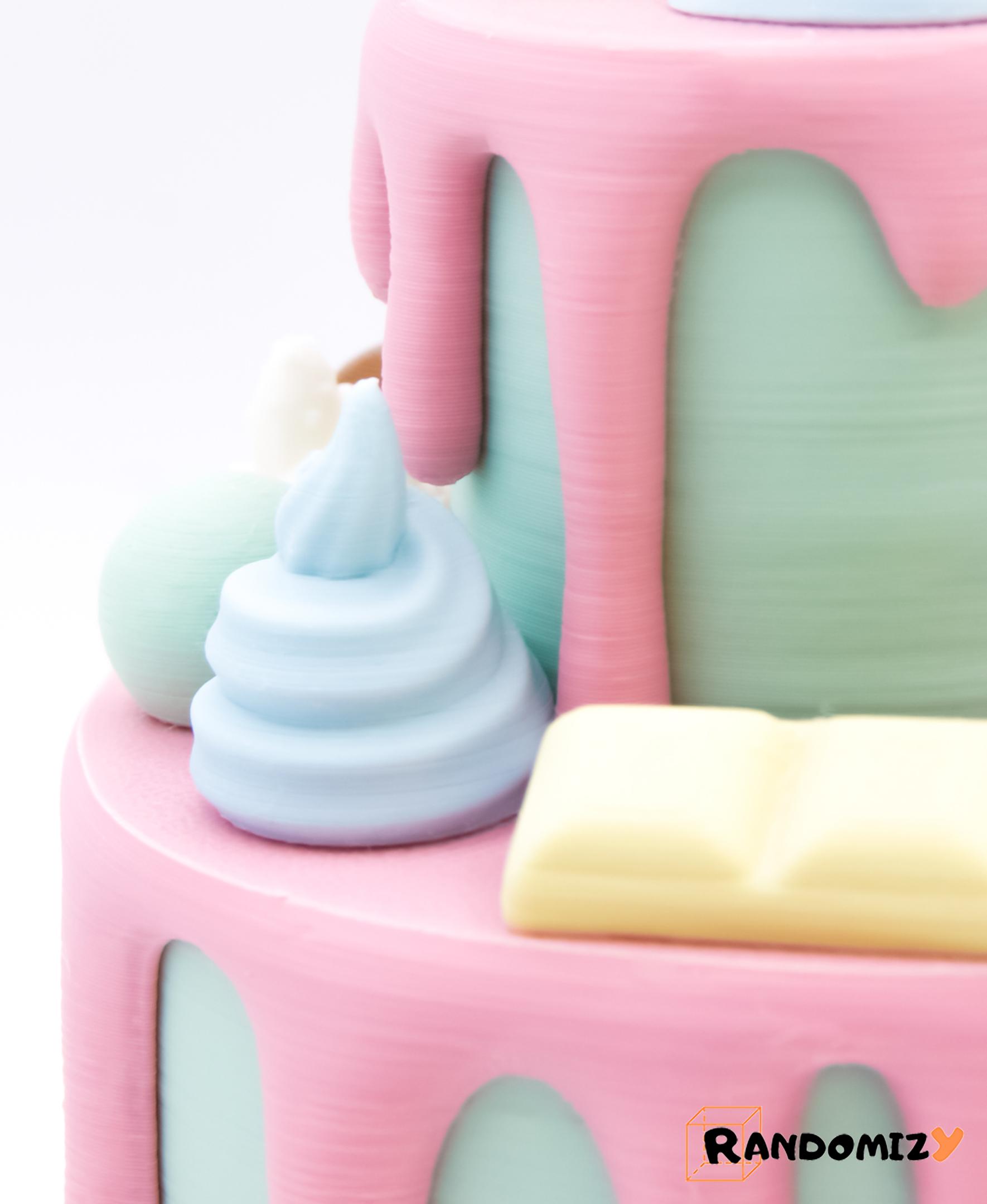 Decorative (Box) Cake 3d model