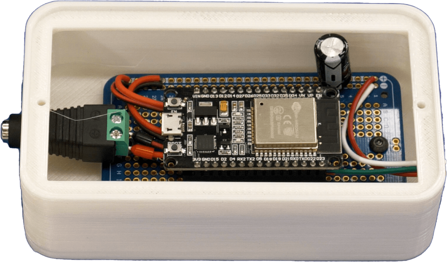 ElectroCookie Enclosure for WLED Projects 3d model