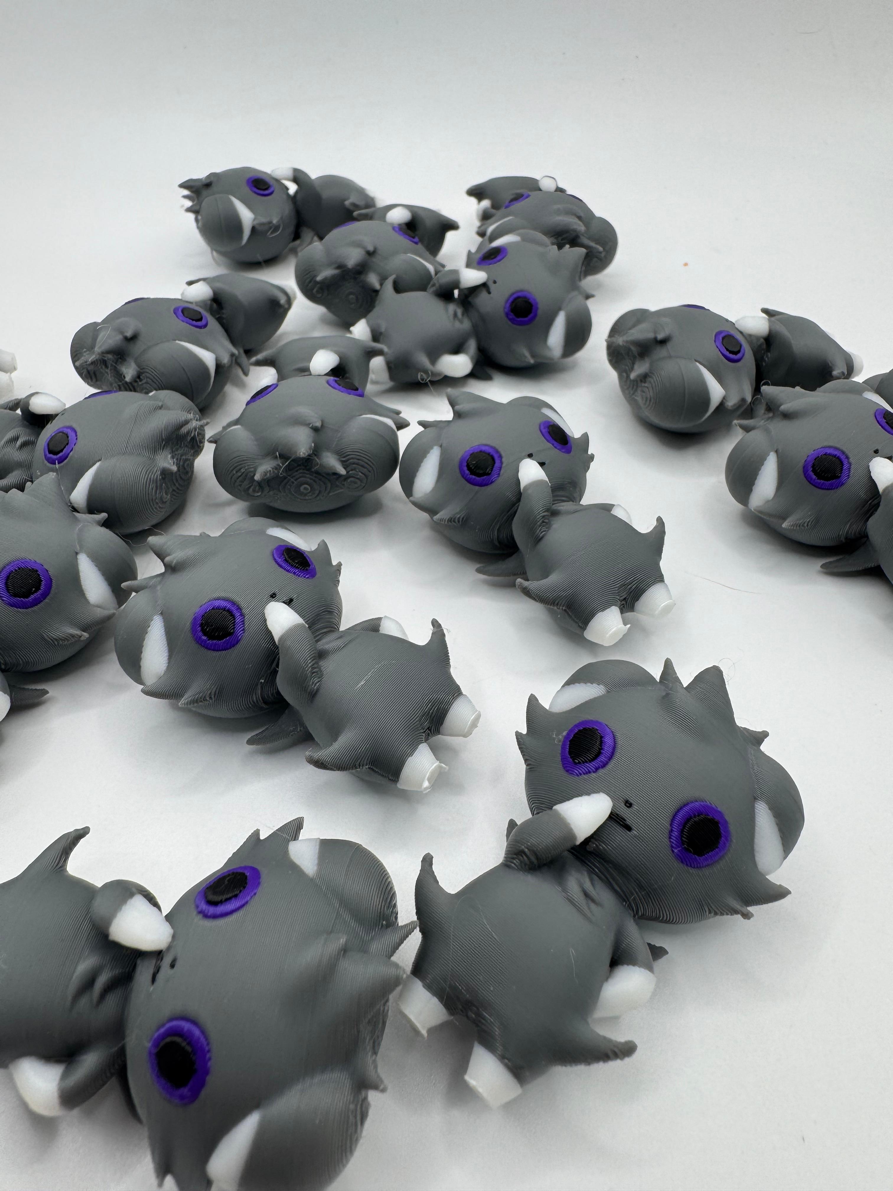 Espurr Pokemon (no support, 3mf included) 3d model