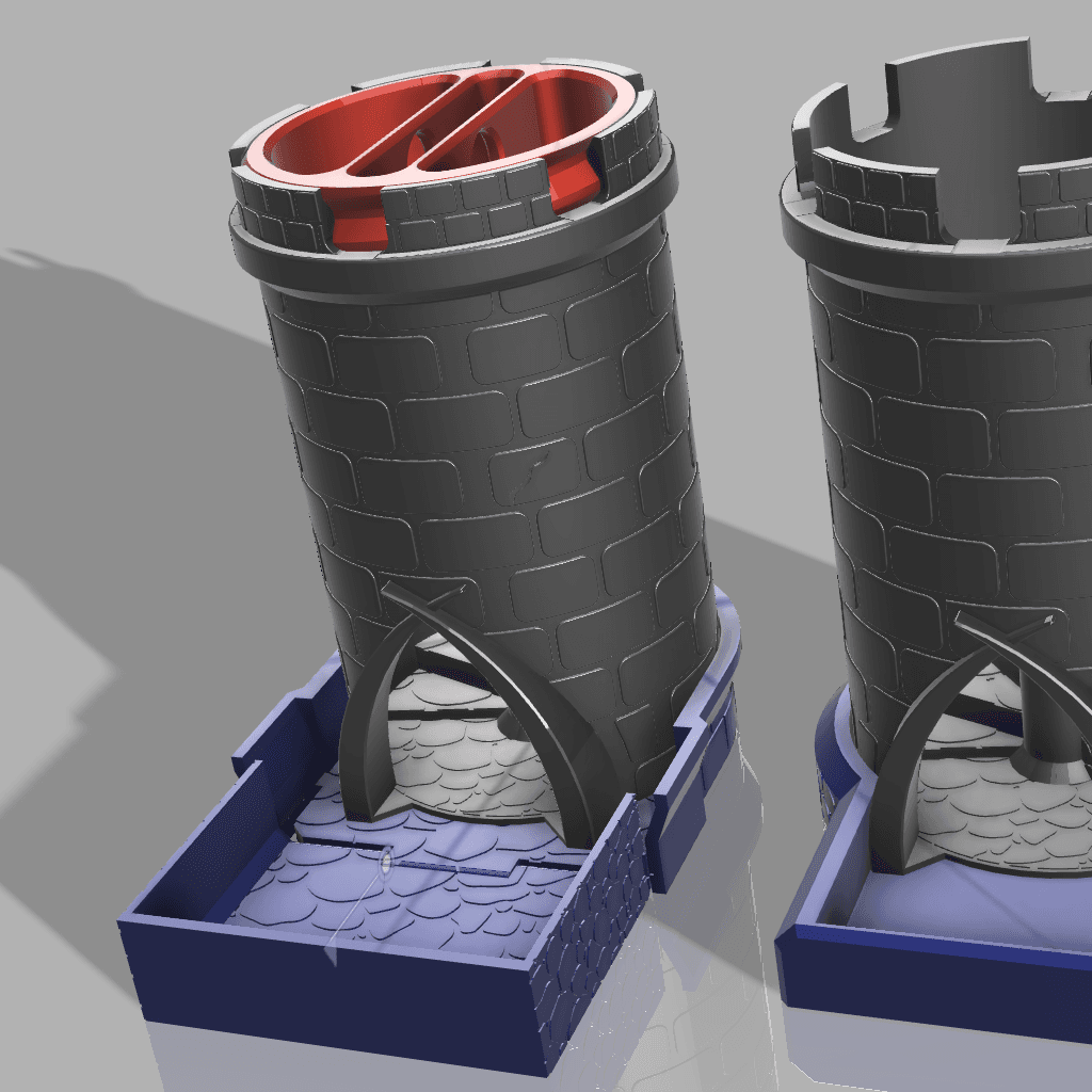 $5 Dice Tower - Minimalist Dice Tower 3d model