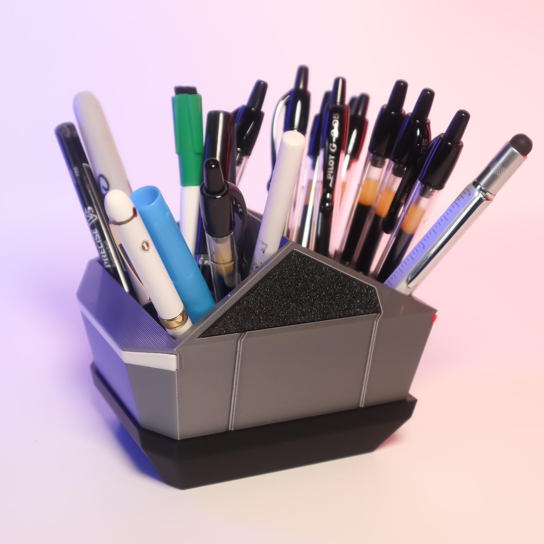 Cyber Desk Organizer 3d model