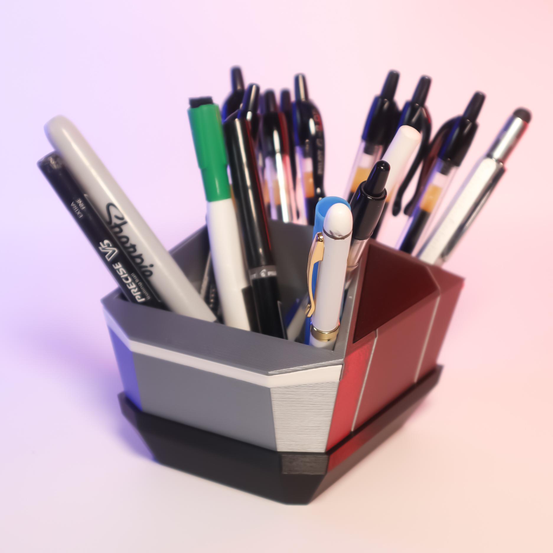 Cyber Desk Organizer 3d model