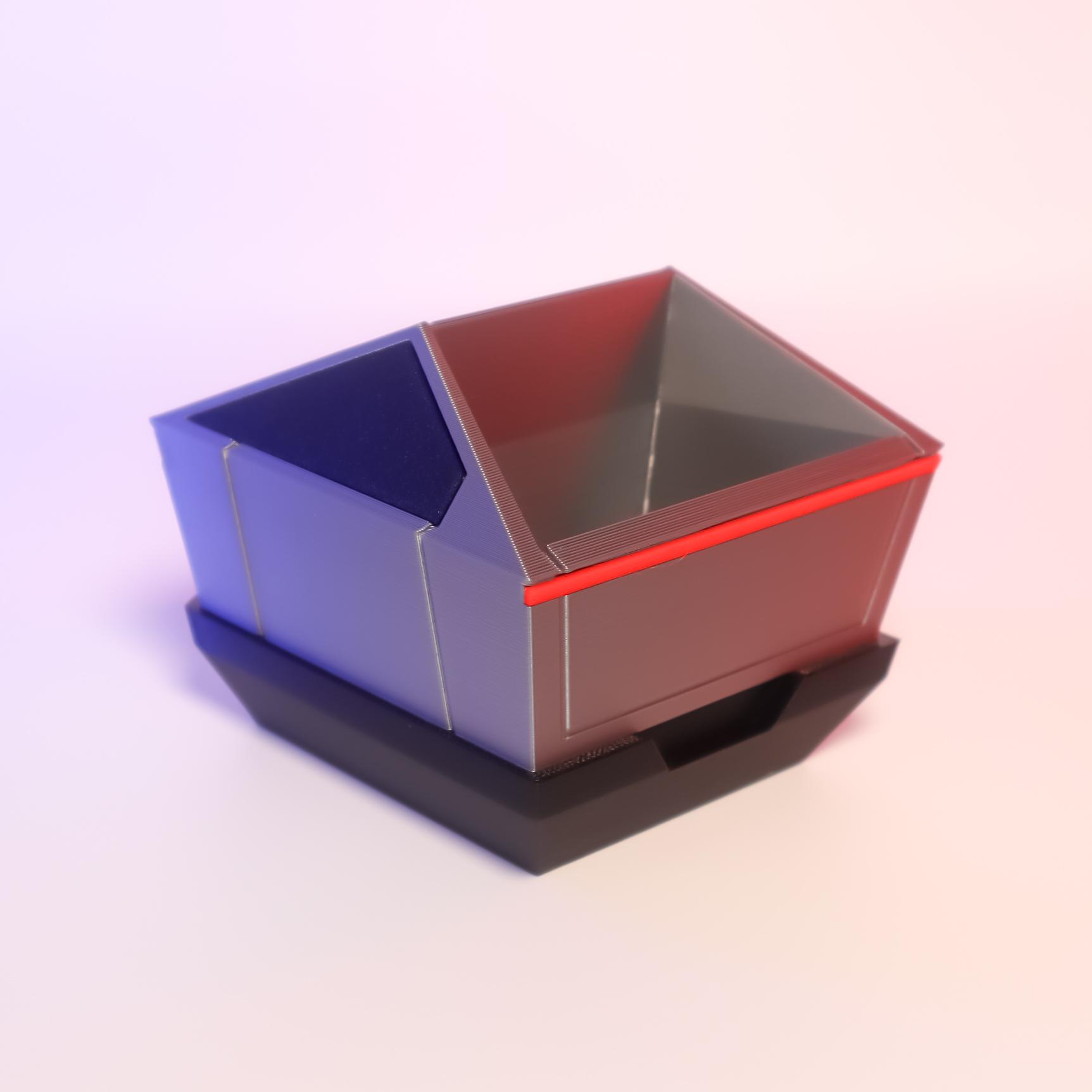 Cyber Desk Organizer 3d model