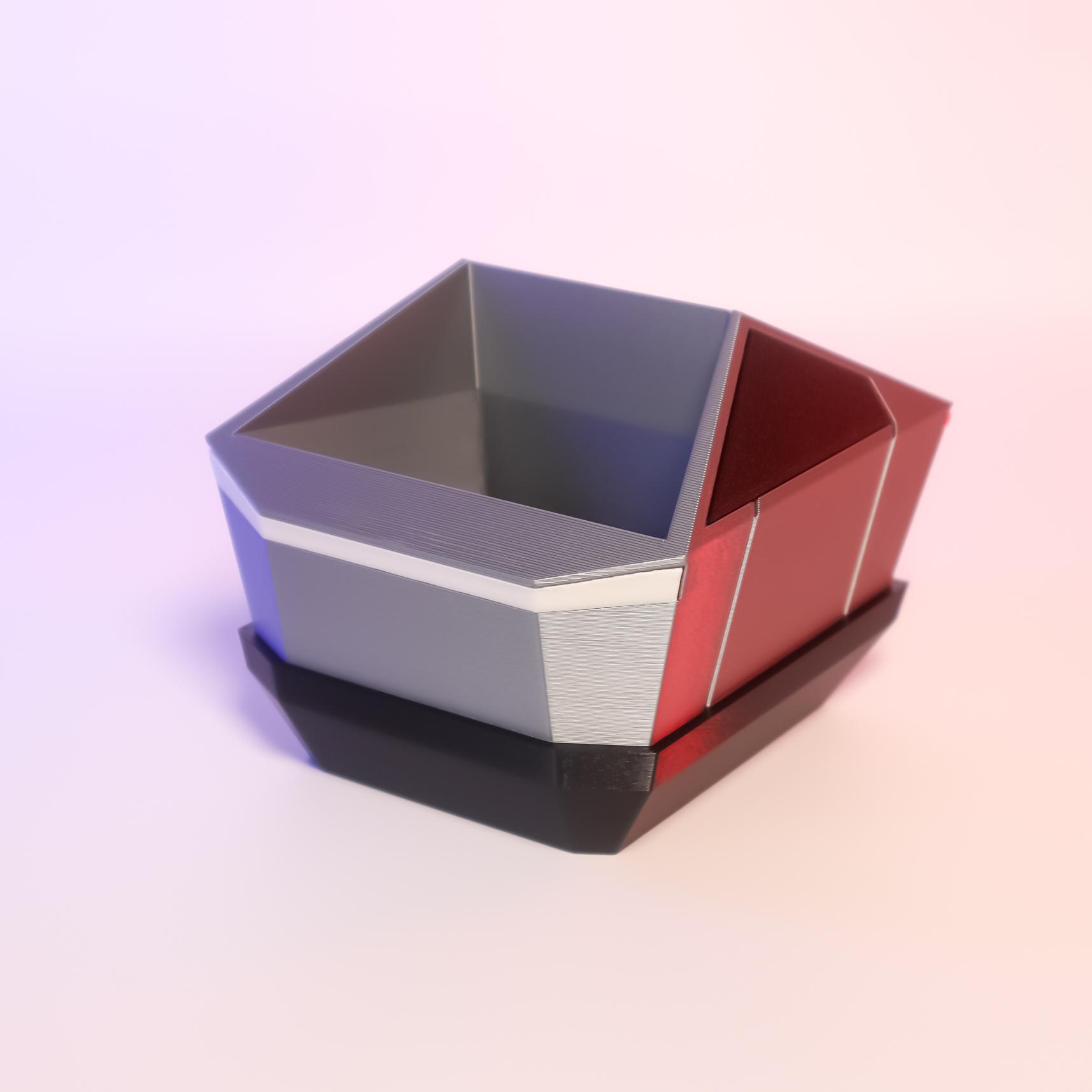 Cyber Desk Organizer 3d model