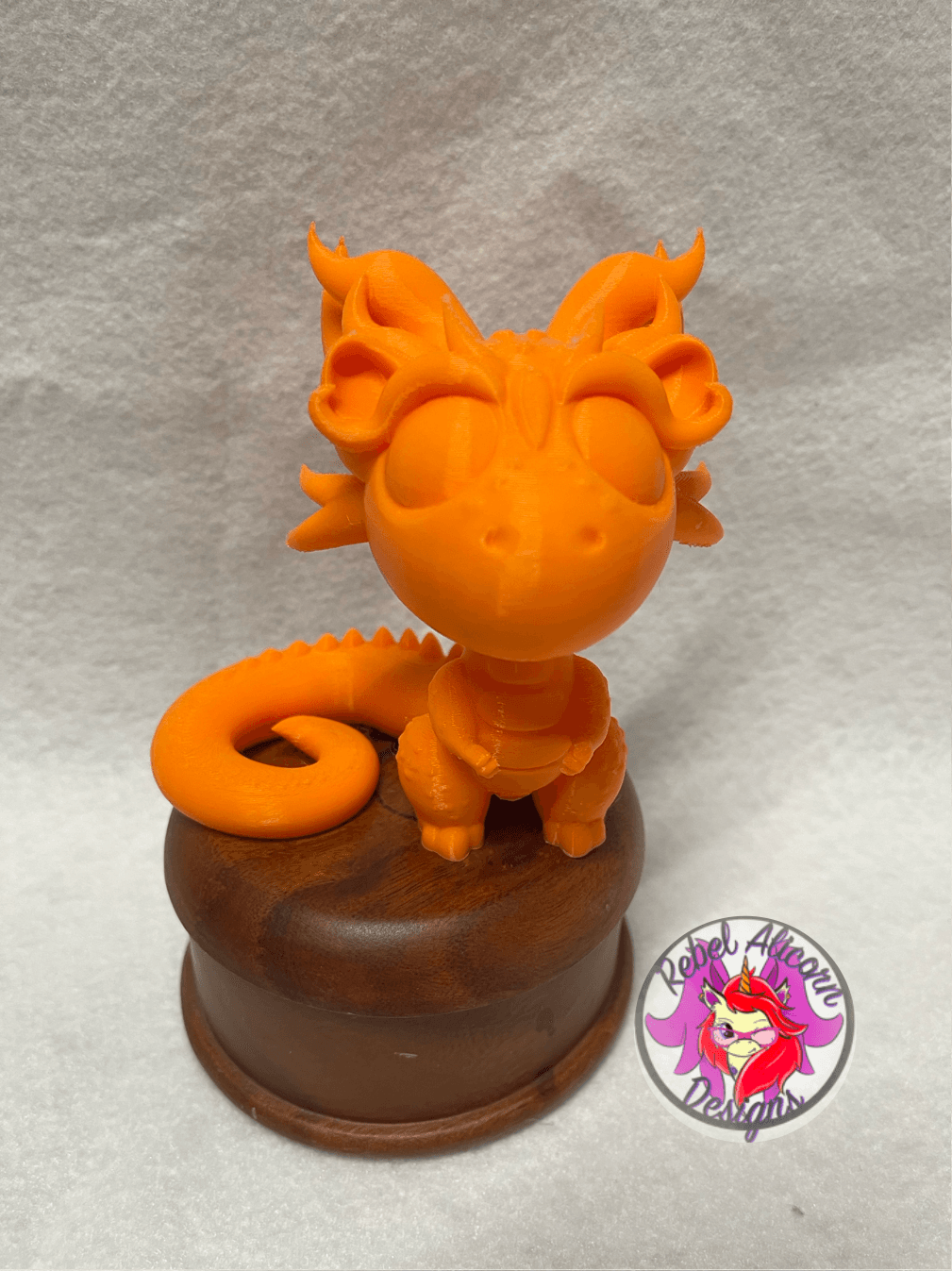 Sitting Dragon Dice Buddy 3d model