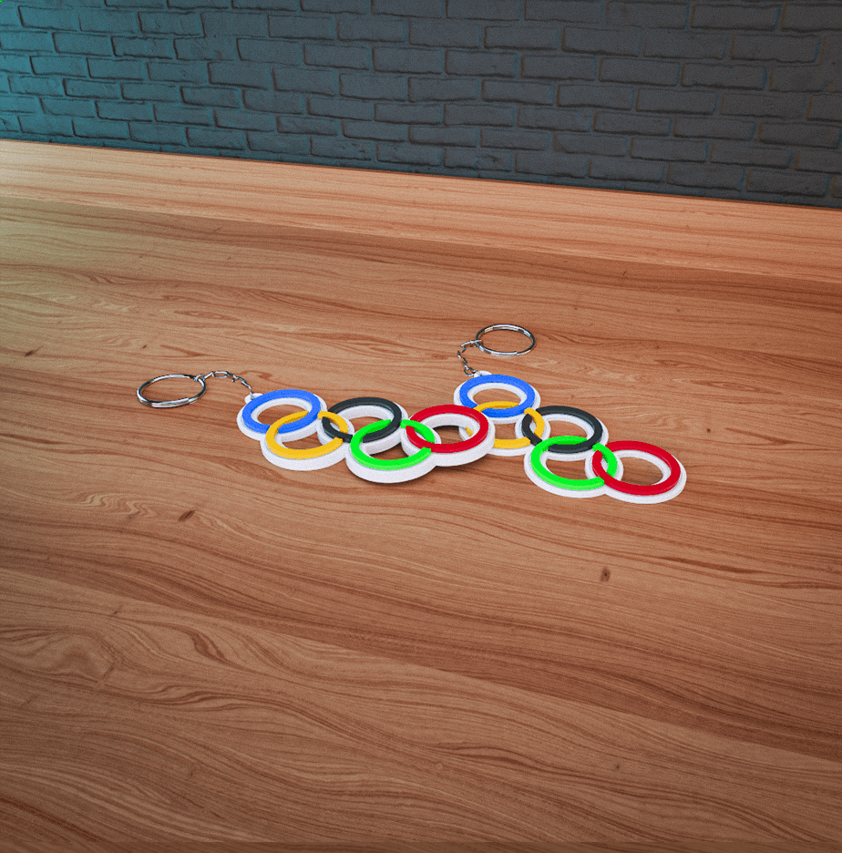 OLYMPICS - KEYCHAIN 3d model