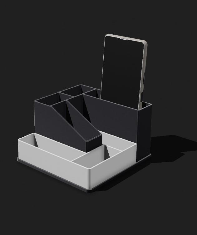 Pen Holder Desk Organizer 3d model