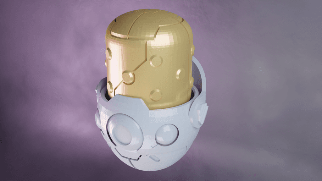 Functioning Killjoy nanoswarm grenade valorant 3d model