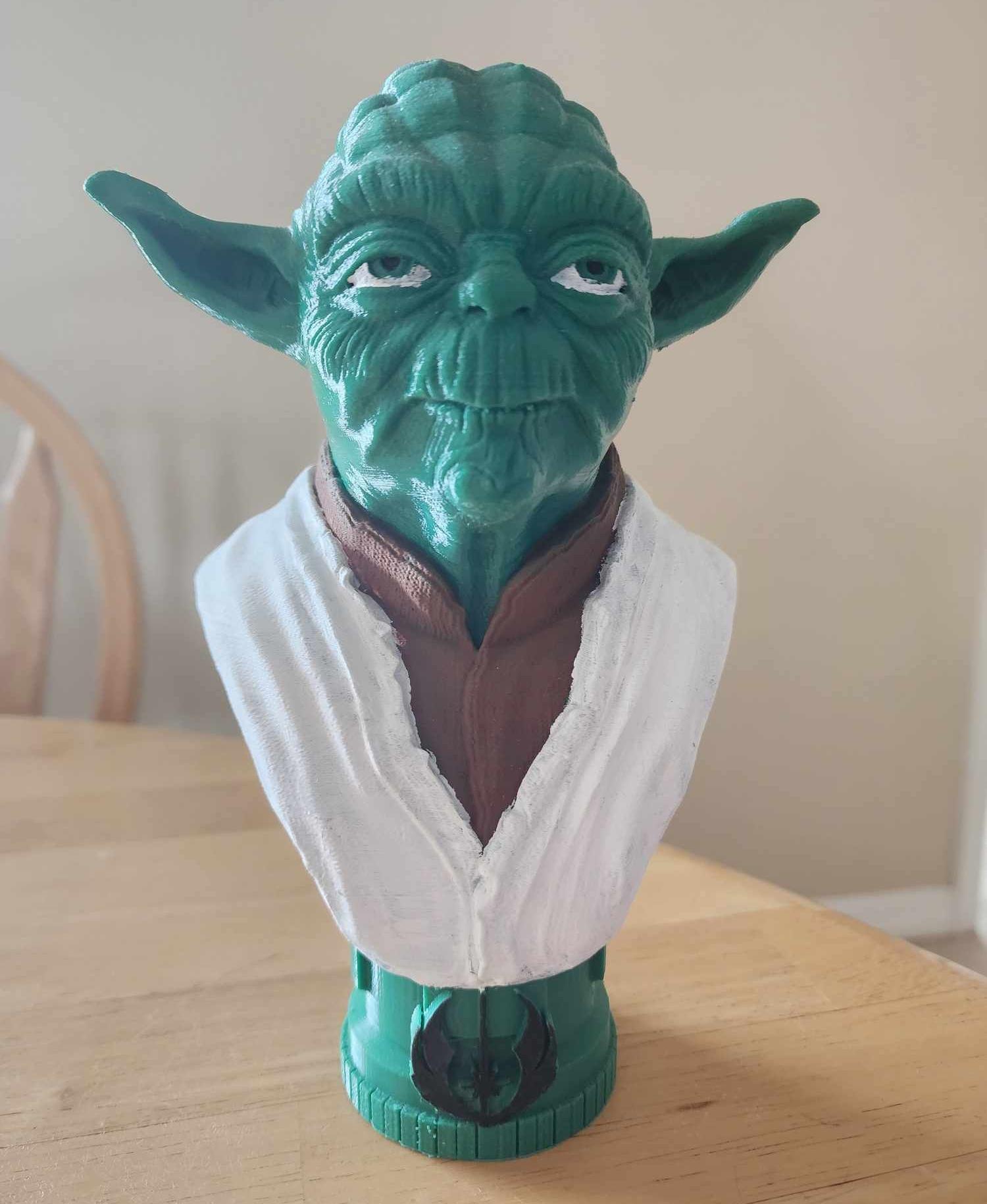 Yoda Bust (Pre-Supported) 3d model