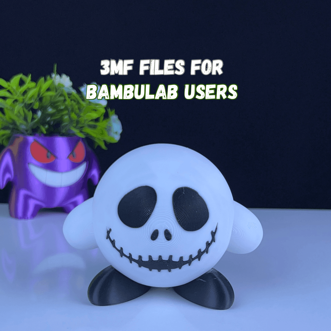 skellington kirby 3mf 3d model