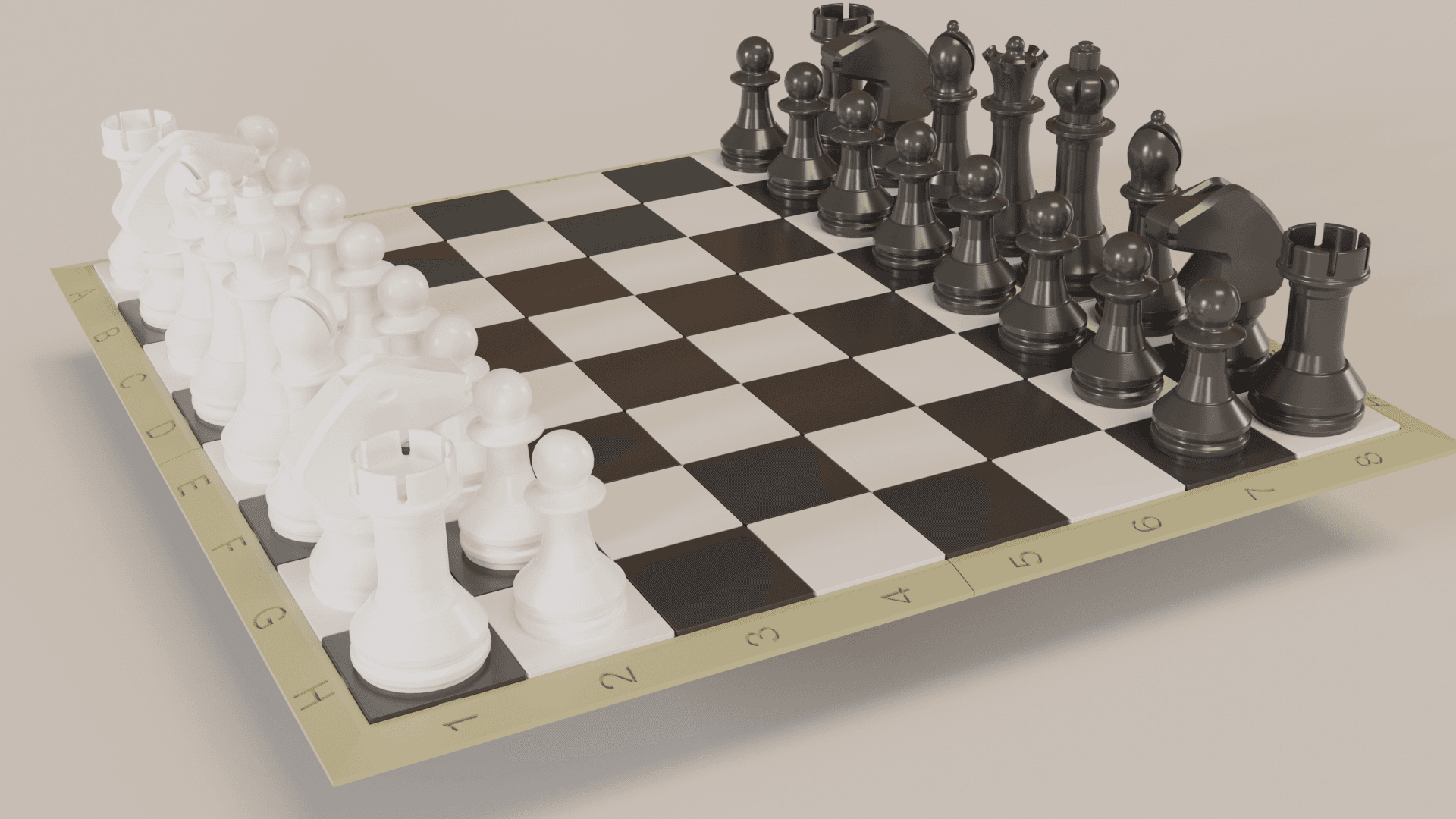 CHESS BOARD - . - 3d model