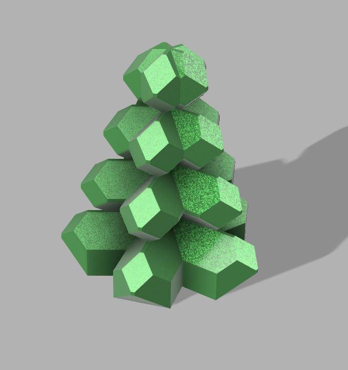 Crystal Tree - 5 Sided Version 3d model