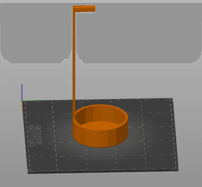 Water bottle holder 3d model