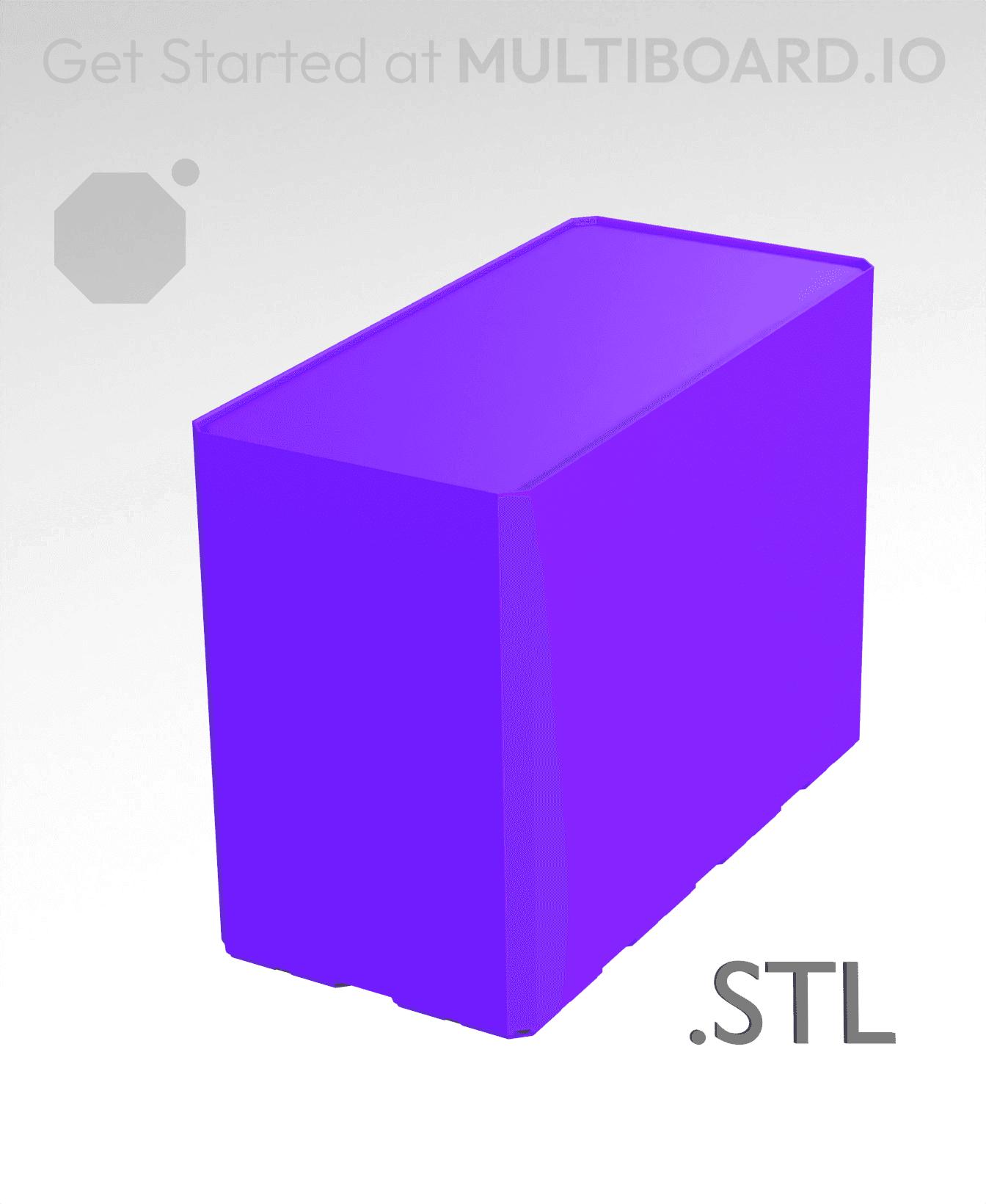 2x4x3 - Multibin Insert - STL Remixing File 3d model