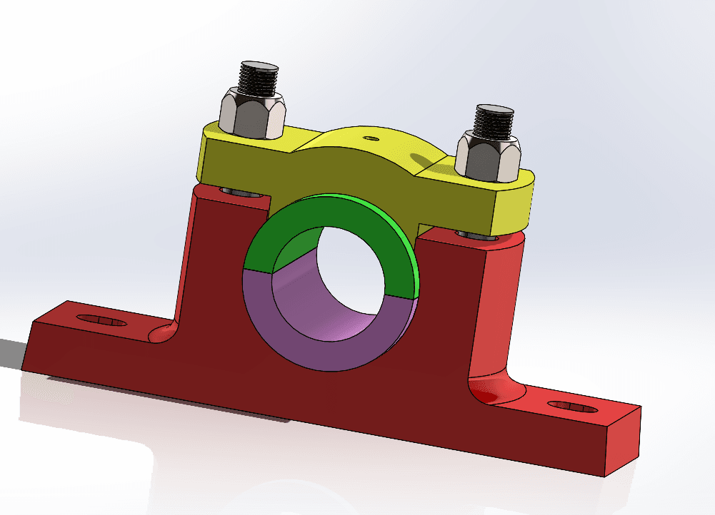 plummer block 3d model