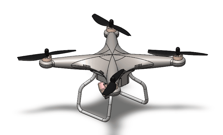 Quadcopter Drone 3d model