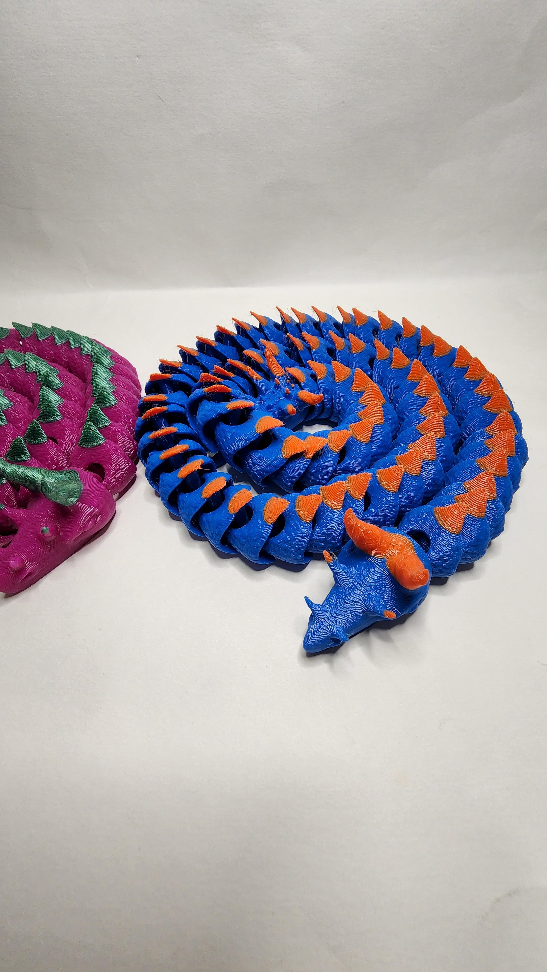 FLEXI SNAKE V2 - SUPER FLEXIBLE 3D PRINTED SNAKE 3d model