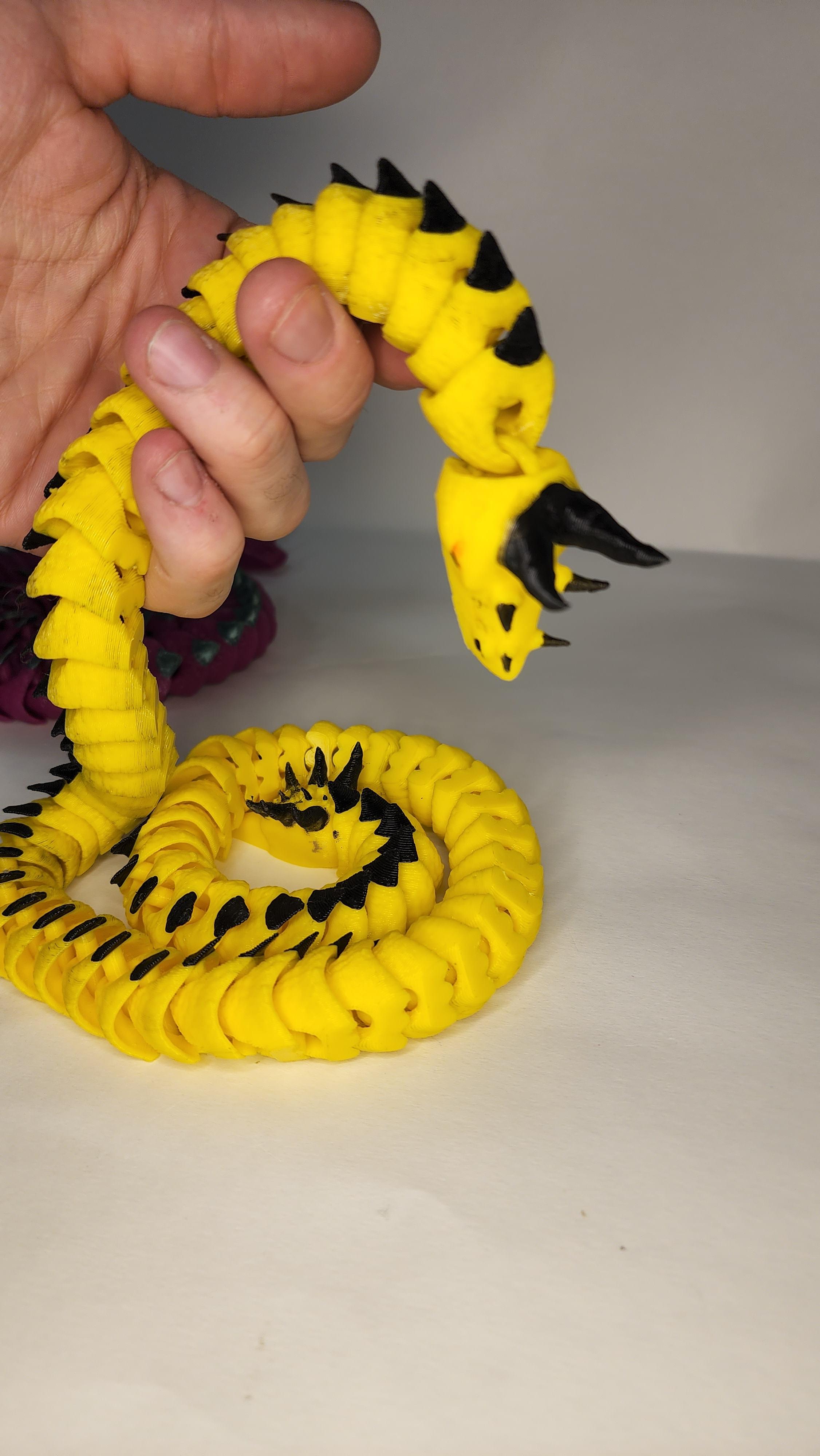 FLEXI SNAKE V2 - SUPER FLEXIBLE 3D PRINTED SNAKE 3d model