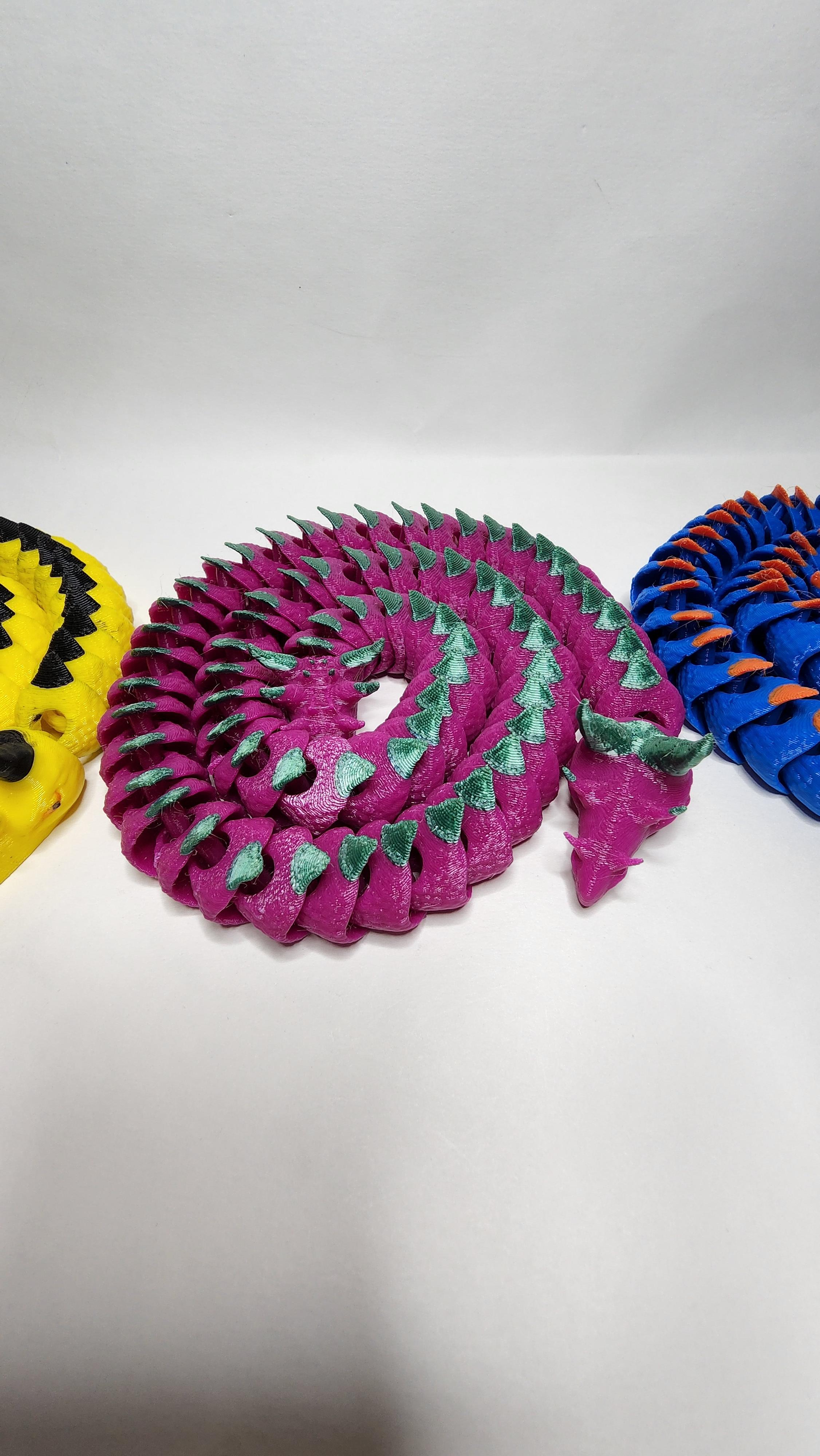 FLEXI SNAKE V2 - SUPER FLEXIBLE 3D PRINTED SNAKE 3d model