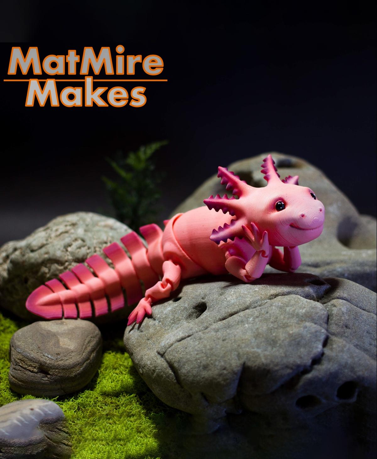 Axolotl - Articulated Figure 3d model