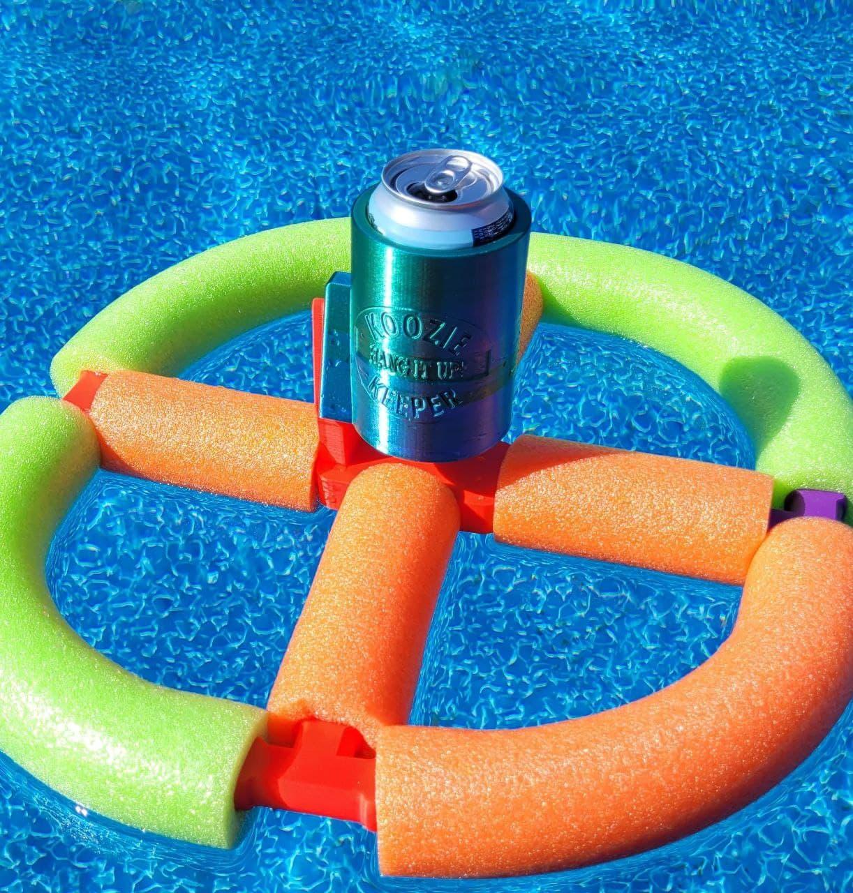 Koozie Keeper Pool Noodle Beer Can Float 3d model