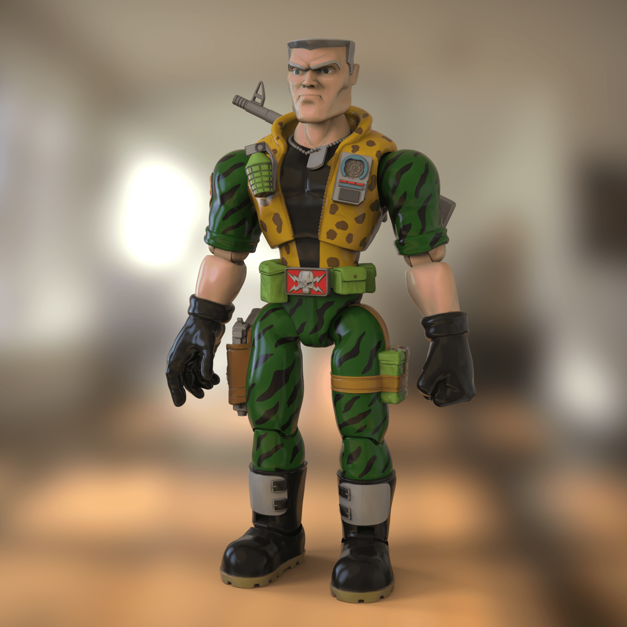 Small Soldiers Chip Hazzard 3d model