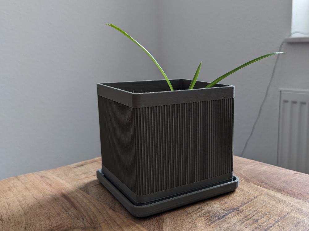 Cubic planter 3d model