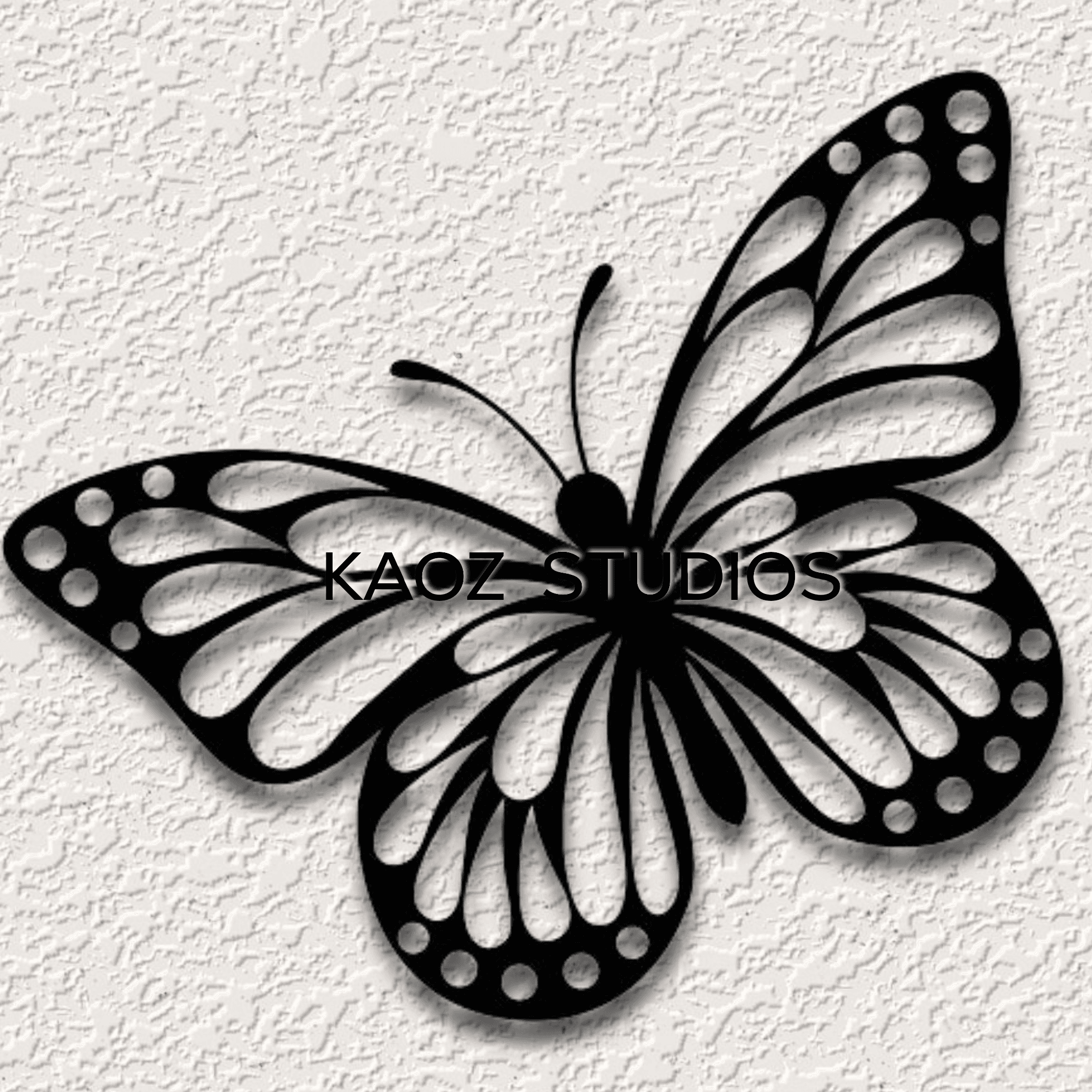 realistic butterfly wall art garden wall decor butterflies decoration 3d model