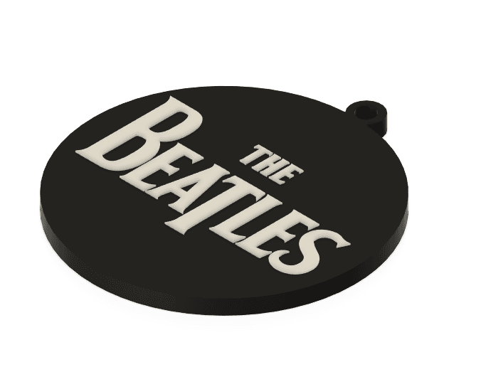 Keychain: The Beatles III 3d model