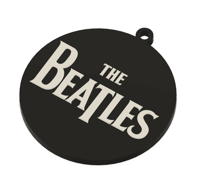 Keychain: The Beatles III 3d model