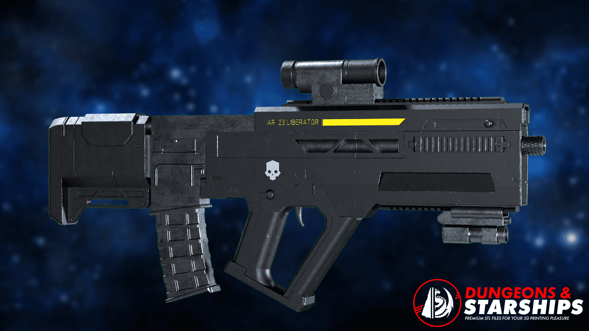 AR-23 Liberator Rifle - Helldivers 2 3d model