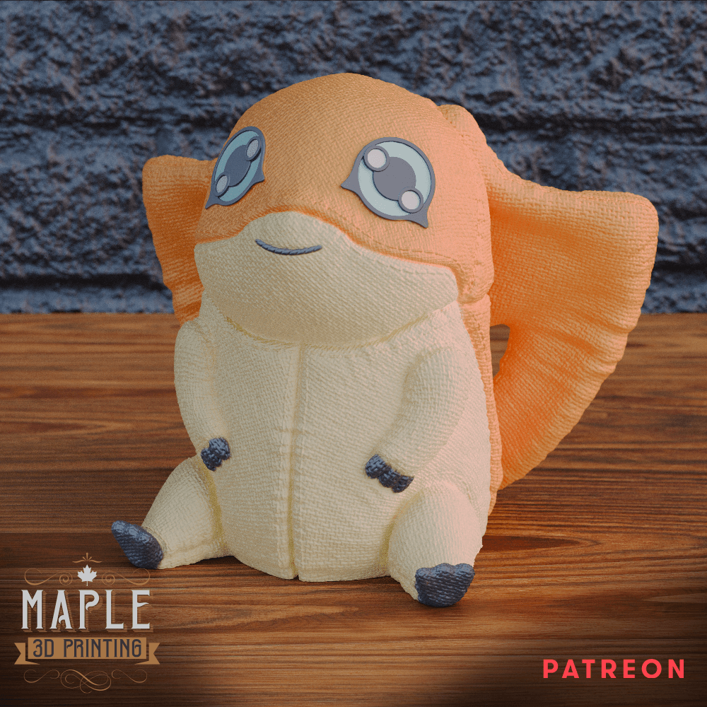 Patamon Plush - Digimon 3d model