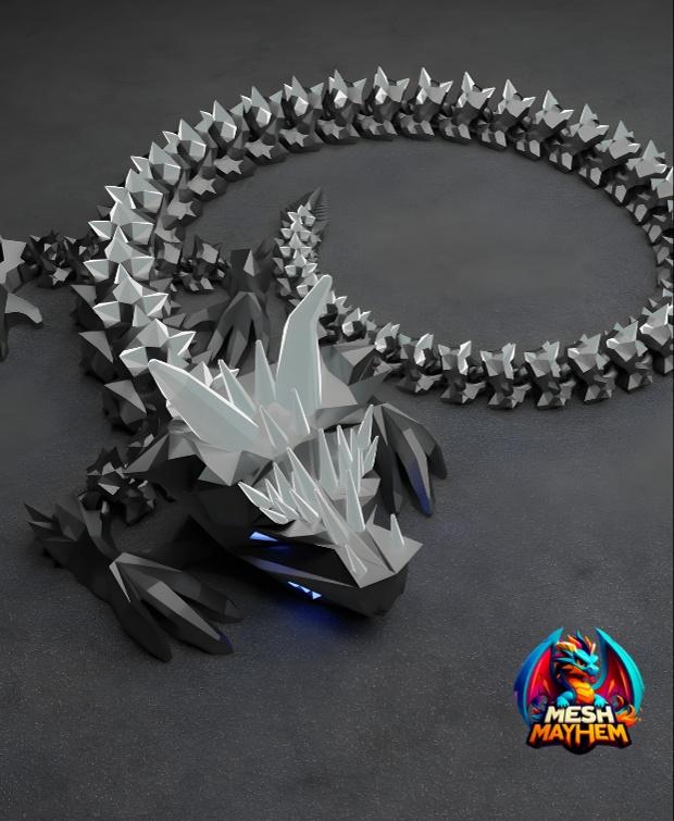 Filamentius Mesh Mayhem Dragon.stl - Filamentius Mesh Mayhem Dragon - 3d model