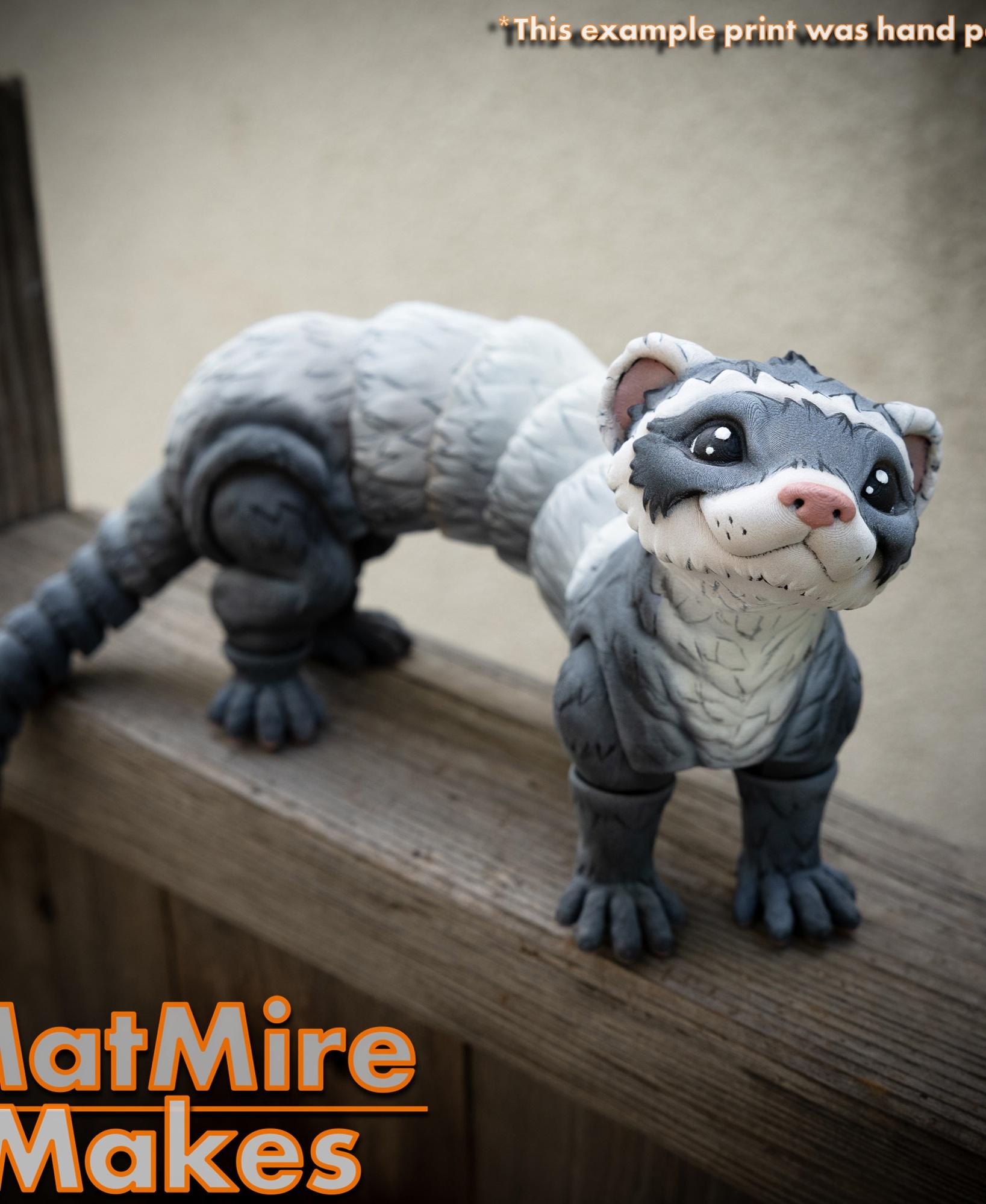 Ferret - Articulated Figure 3d model