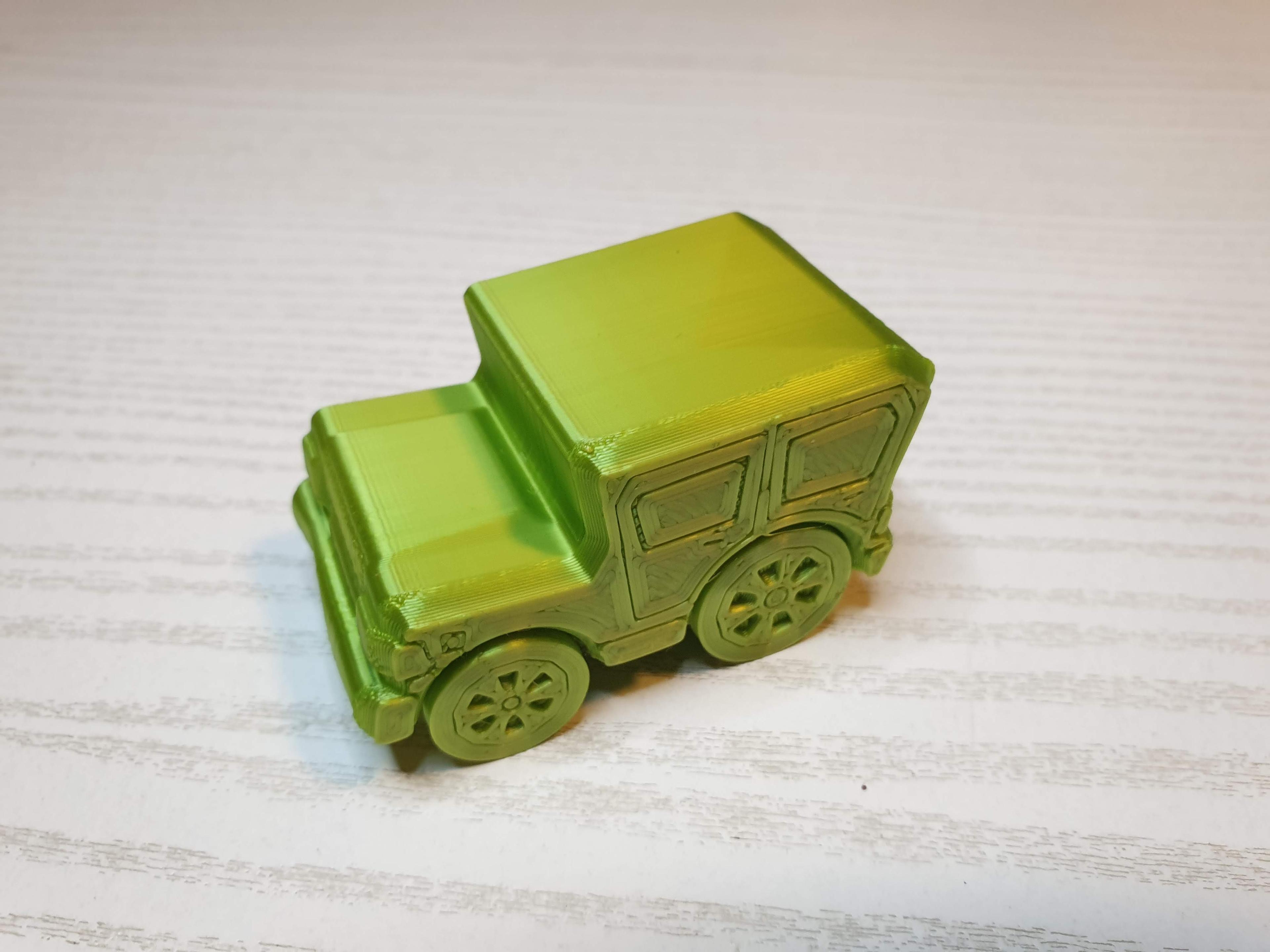 Wacky Print-in-Place Toy Car 3d model