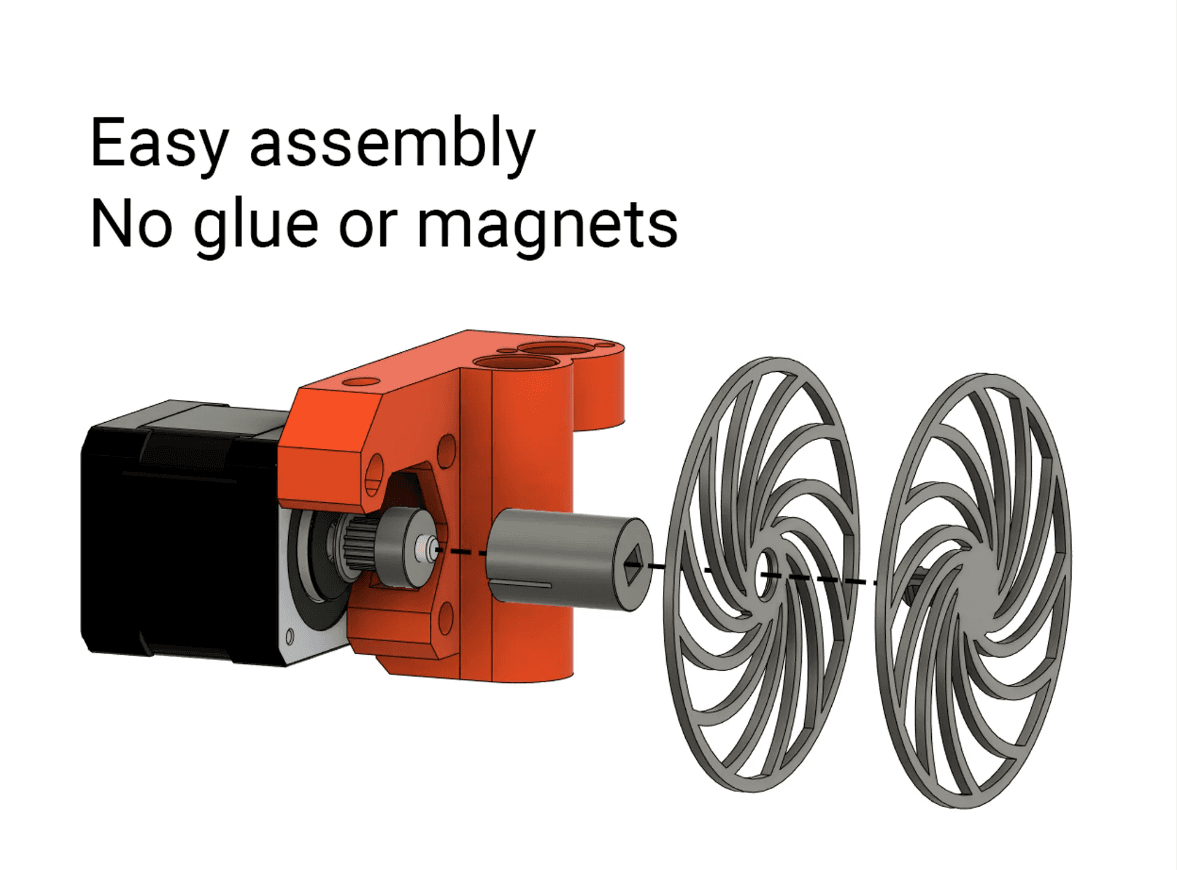 MK3S Optical illusion for x-axis 3d model