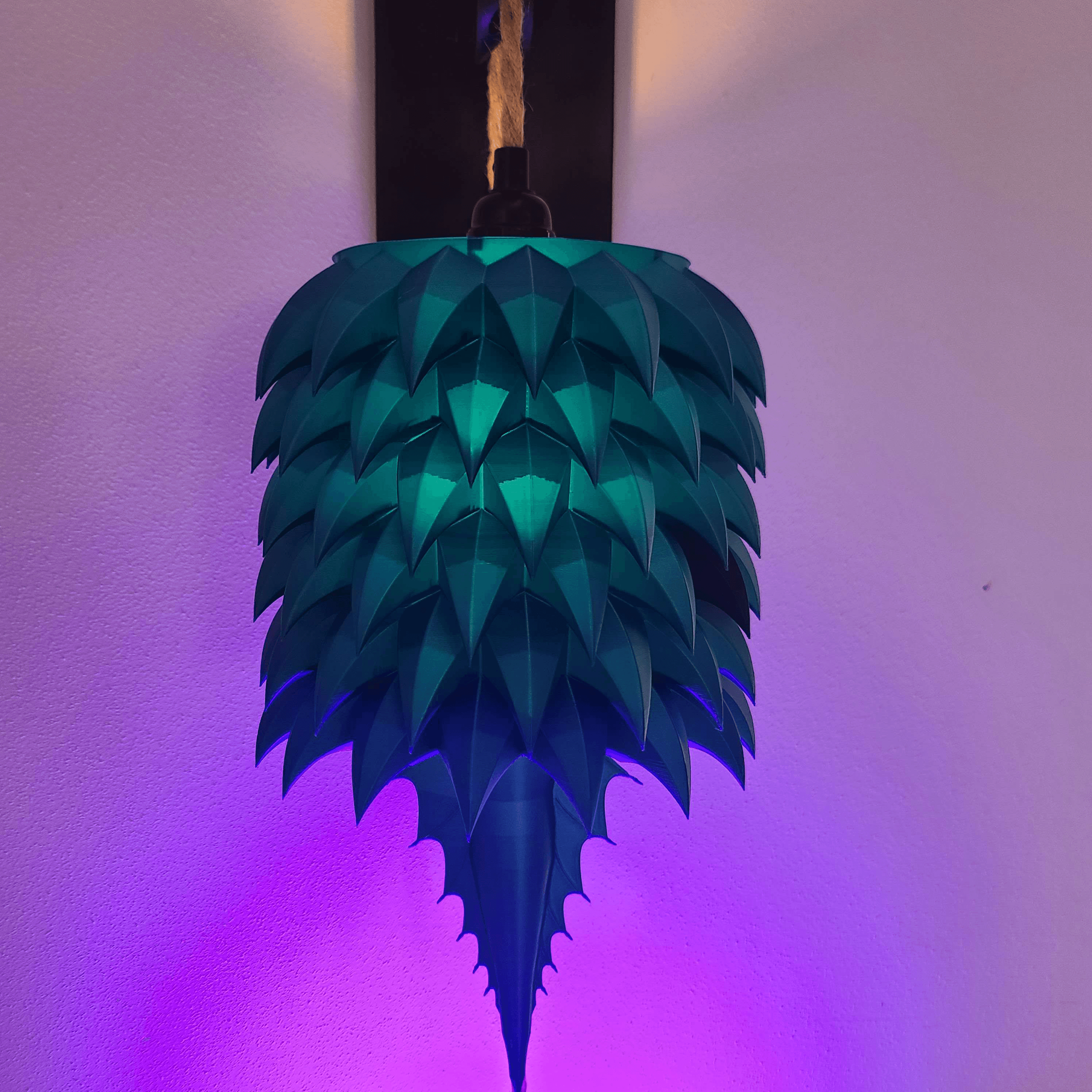 Dragon Scale Hanging Lamp #FunctionalArt 3d model