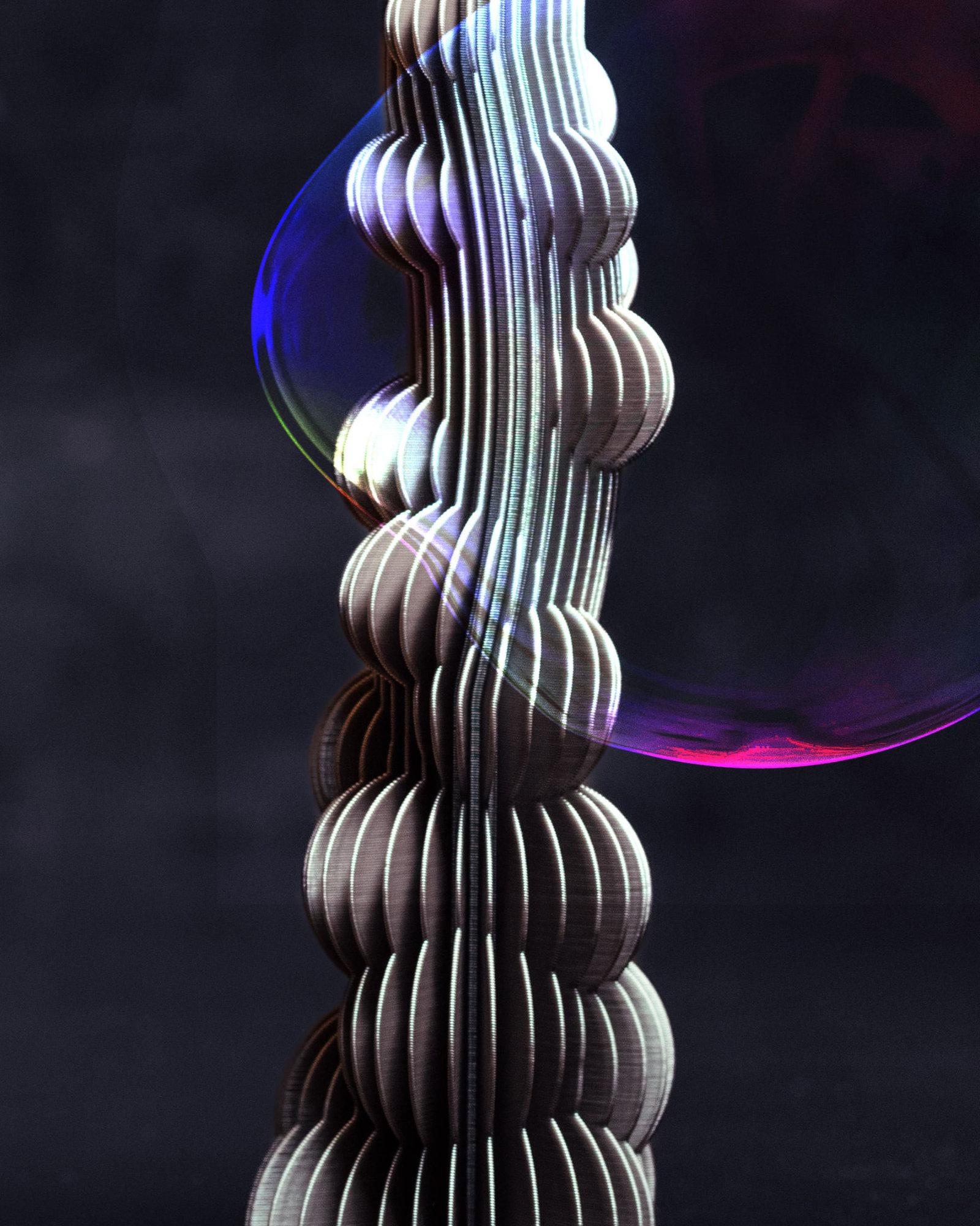 BUBBLES VASE 01 3d model