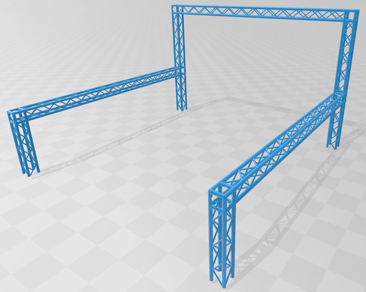 3D Printed Truss 3d model