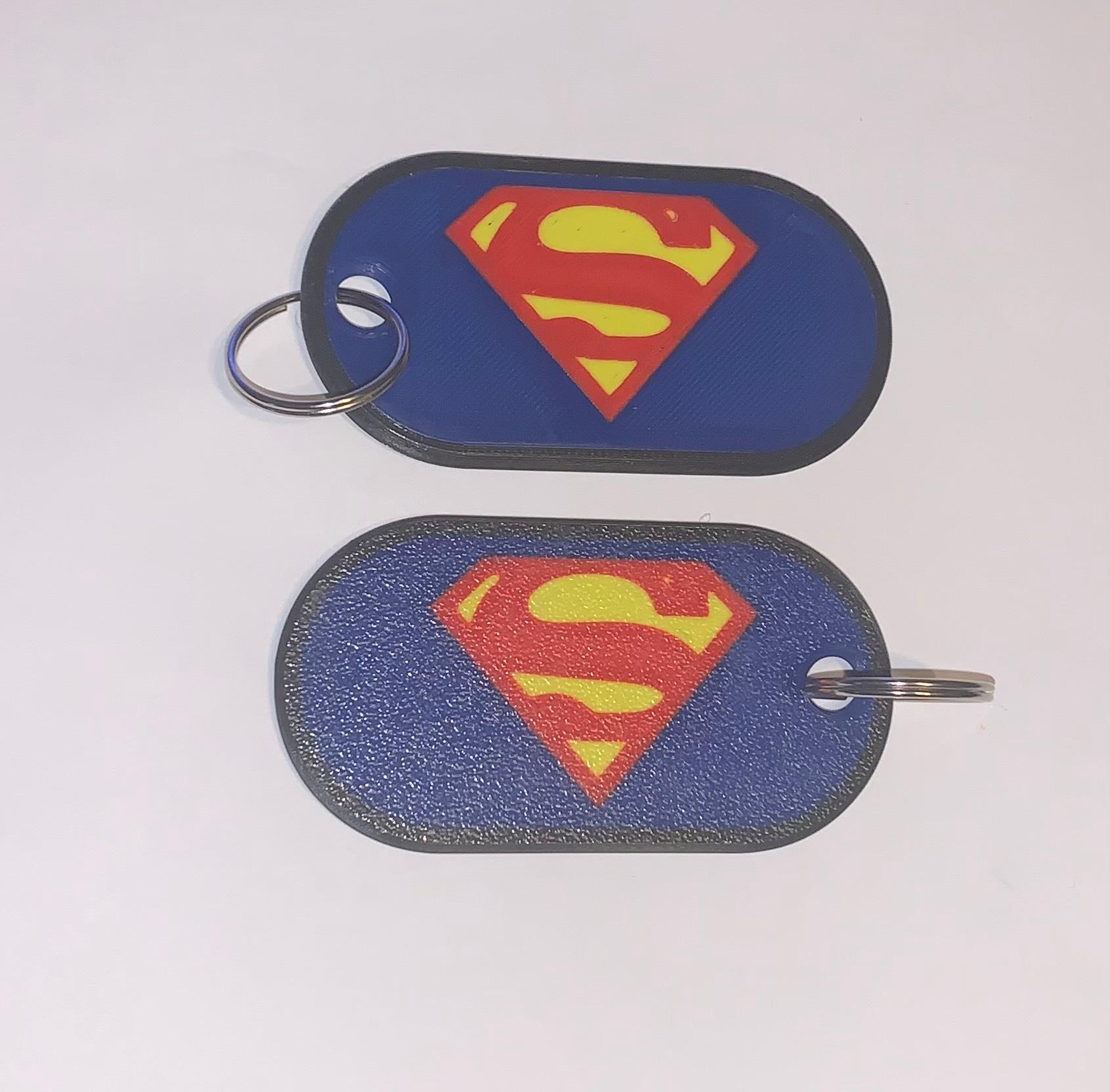 Superman Keychain 3d model