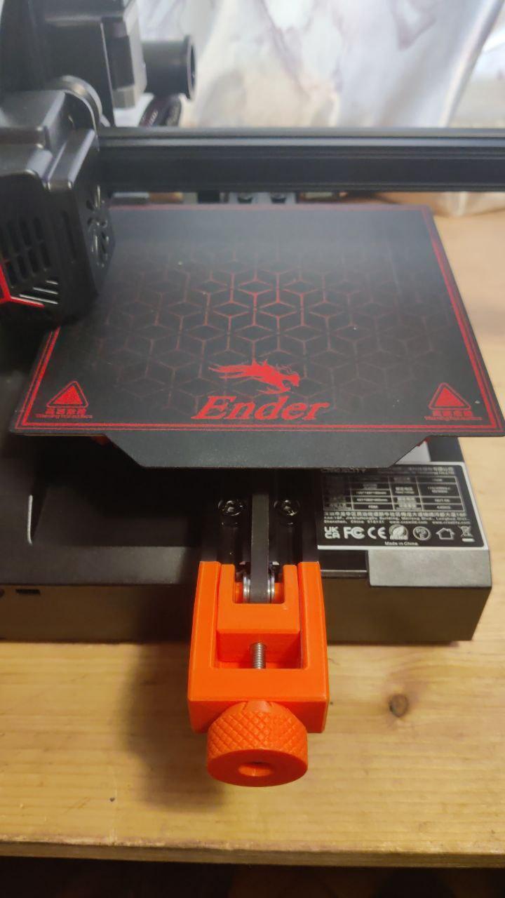 Ender 2 Pro Y axis belt tensioner for extended travel 3d model