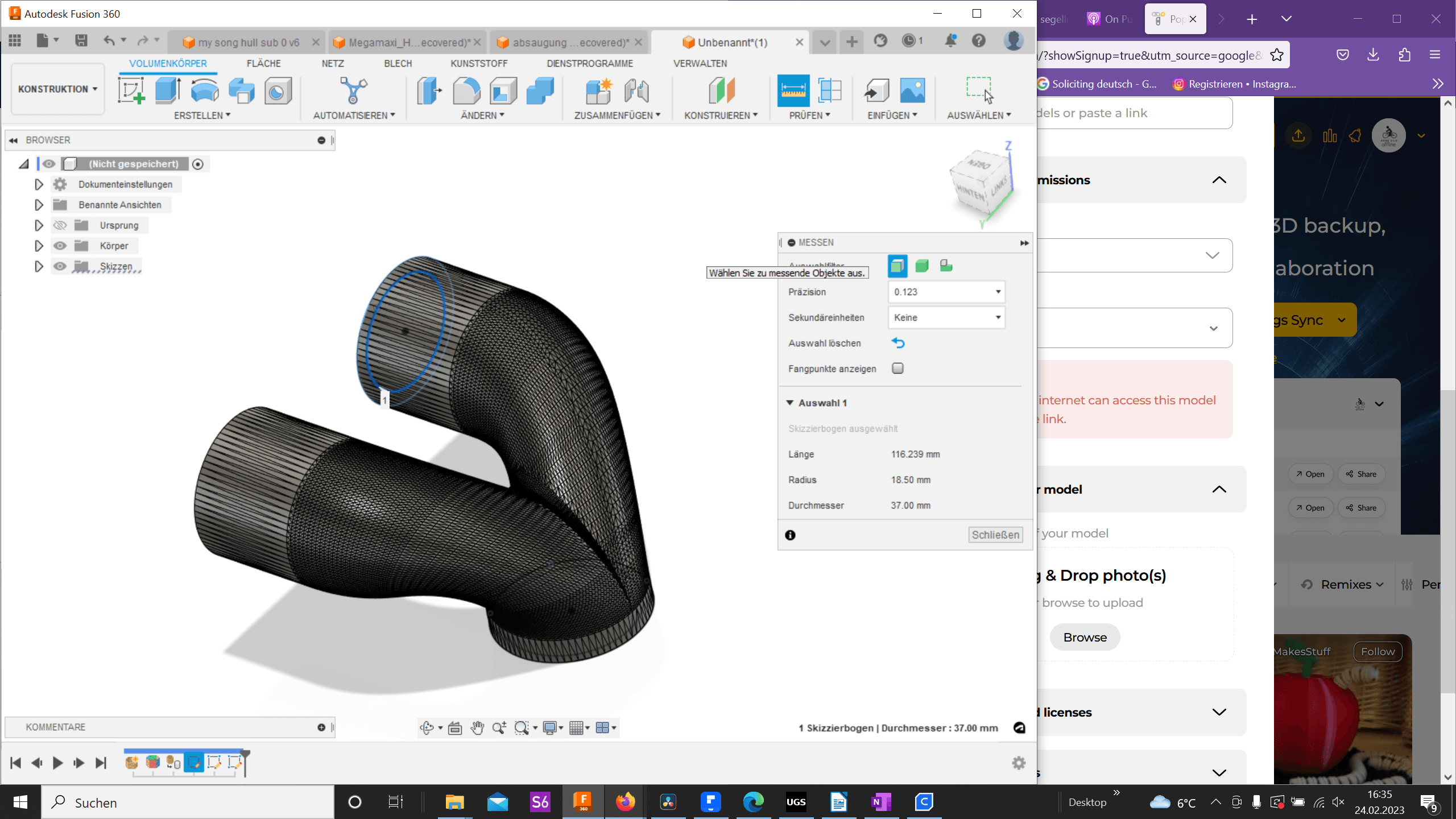 Y 90° conector.stl 3d model