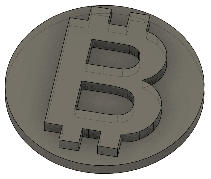 BITCOIN ₿ 3d model